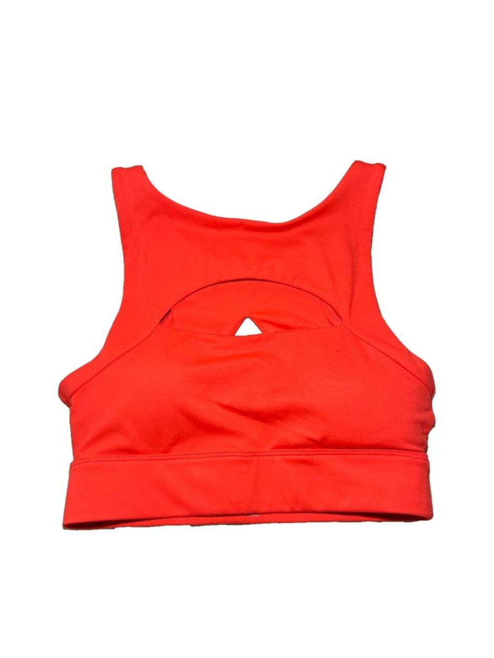 Vitality Sports Bra Orange Red XS Womens Sporty Open Chest